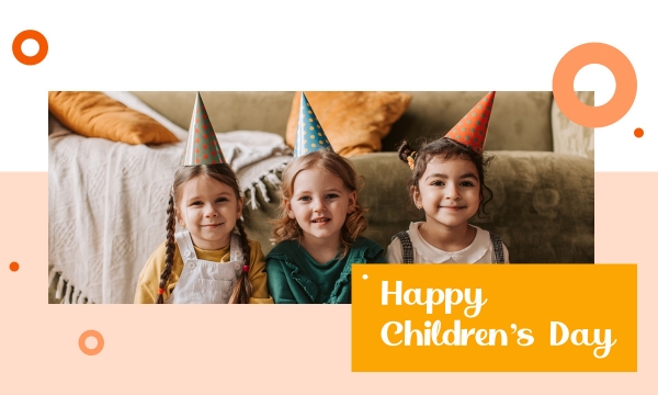 Bonne fête des enfants, heureuse pour toujours !