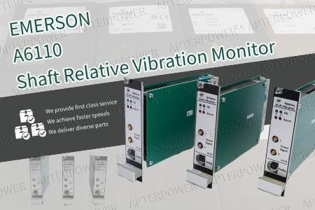 Moniteur de vibrations relatives d'arbre EMERSON A6110