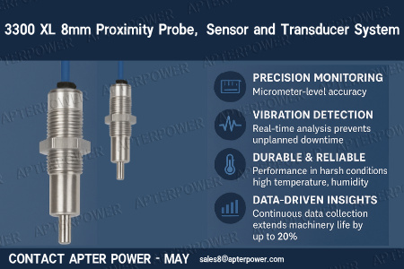 Capteur de proximité 3300 XL 8 mm pour équipements industriels de grande taille